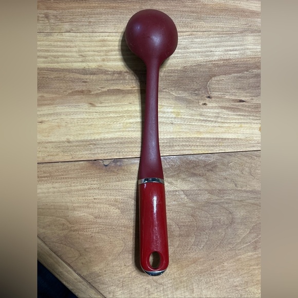 KitchenAid Deep Red Serving Spoon - Picture 2 of 5